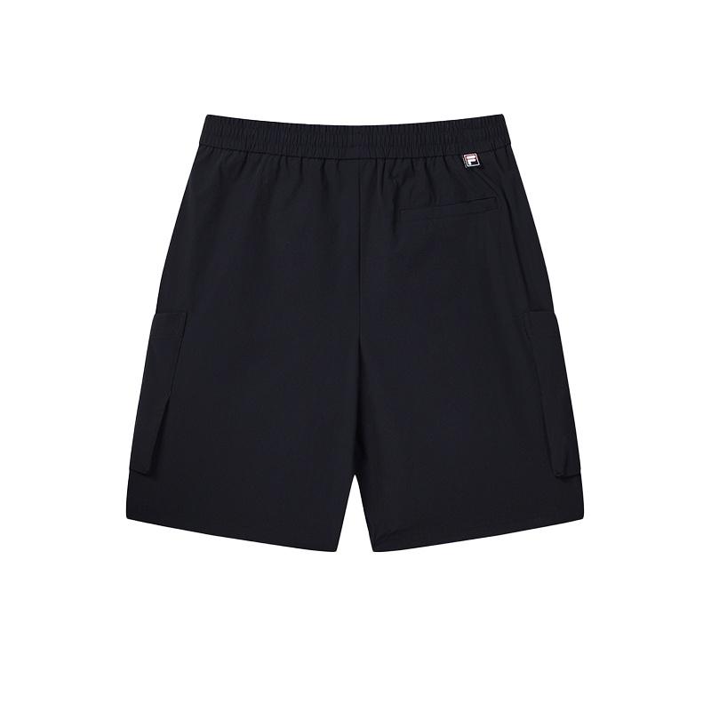 FILA Original Fashion Classic Simple Retro Sports Workwear Versatile Comfortable Woven Casual Shorts Men shorts Legendary-Blue F11M619805FNV