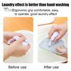 Plastic Washboard for Laundry Portable Mini with Convex Points, Compact Non-Slip Scrub Small Board Board, Hand-held Supplies Collars Cuffs Socks