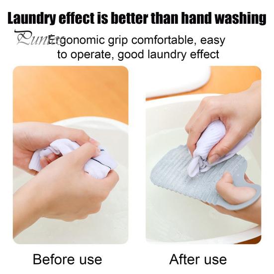 Plastic Washboard for Laundry Portable Mini with Convex Points, Compact Non-Slip Scrub Small Board Board, Hand-held Supplies Collars Cuffs Socks