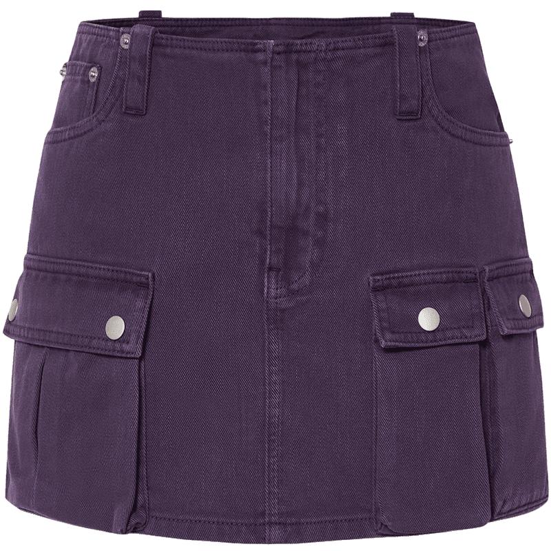MO&Co. Low-Waist Workwear Cotton Denim Skirt-Pants M 27