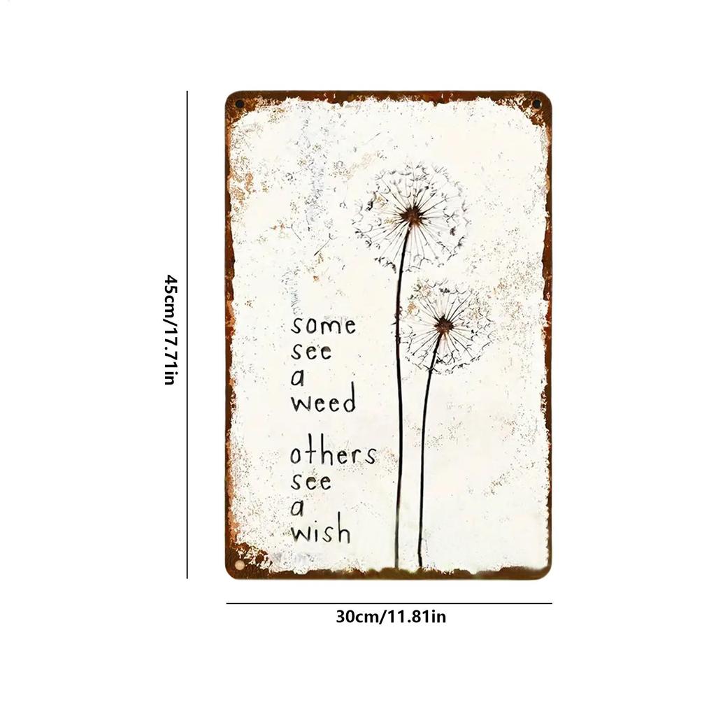 Metal Signs Inspiring Print Vintage Home Decor Encouragement Wall Signs Poster for Living Room Bedroom Apartment Office School