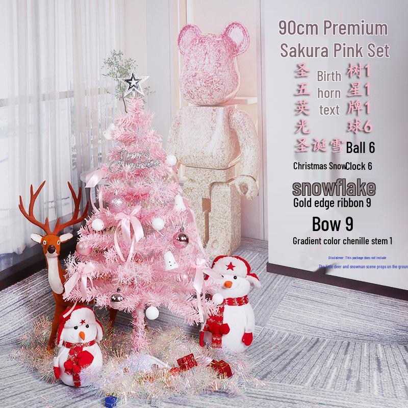 Christmas Tree Set with Window Decorations (60cm, 1.2m, 1.5m, 1.8m, 2.1m)
