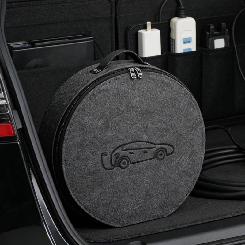 EV Charger Carrying Case Weatherproof Electric Vehicle Charging Cord Organizer Electric Vehicle Charging Cable Organizer Bag