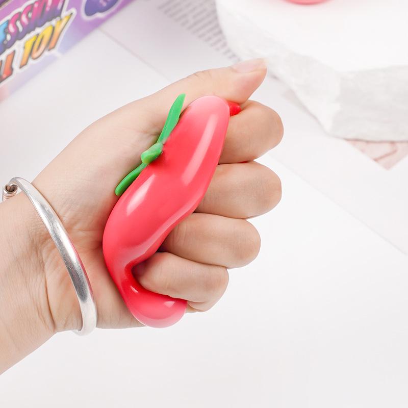 Xiaohongshu Tomato Squeeze Toy - Slow Rebound Stress Relief Ball