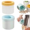 Silicone Ice Bucket Cup Mold Press Type Easy-Release Cylinder Ice Lattice Mold Quickly Freeze Ice Maker Box for Whiskey Beer