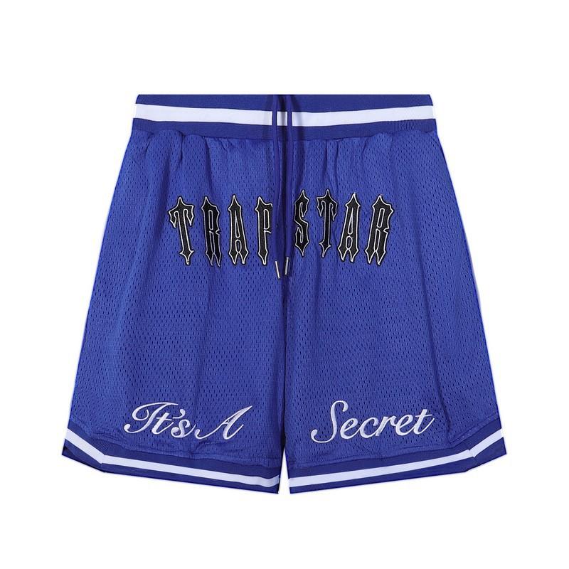 Trapstar Embroidered Alphabet Tank Shorts Set Summer Leisure Sports Two-piece Set