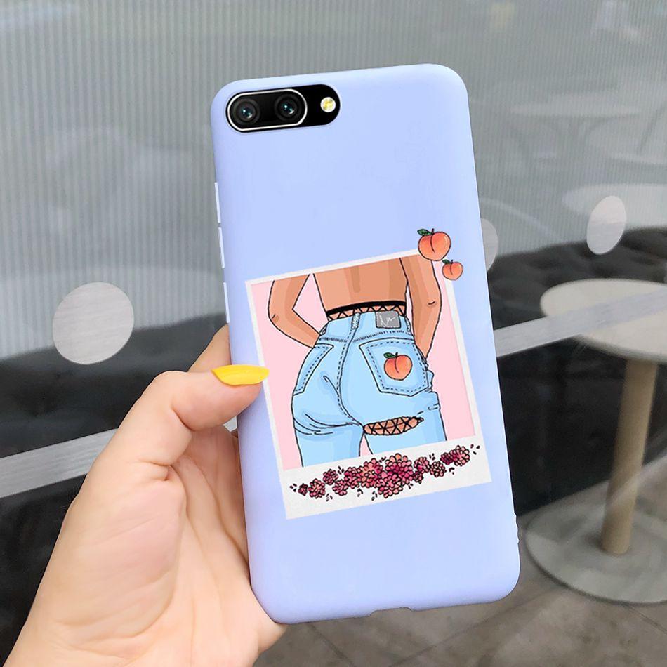 Pretty Girl Sunflower Case For Huawei Honor 10 Phone Case Soft Silicone TPU Back Cover For Honor 10 COL-L29 L19 Funda Honor10