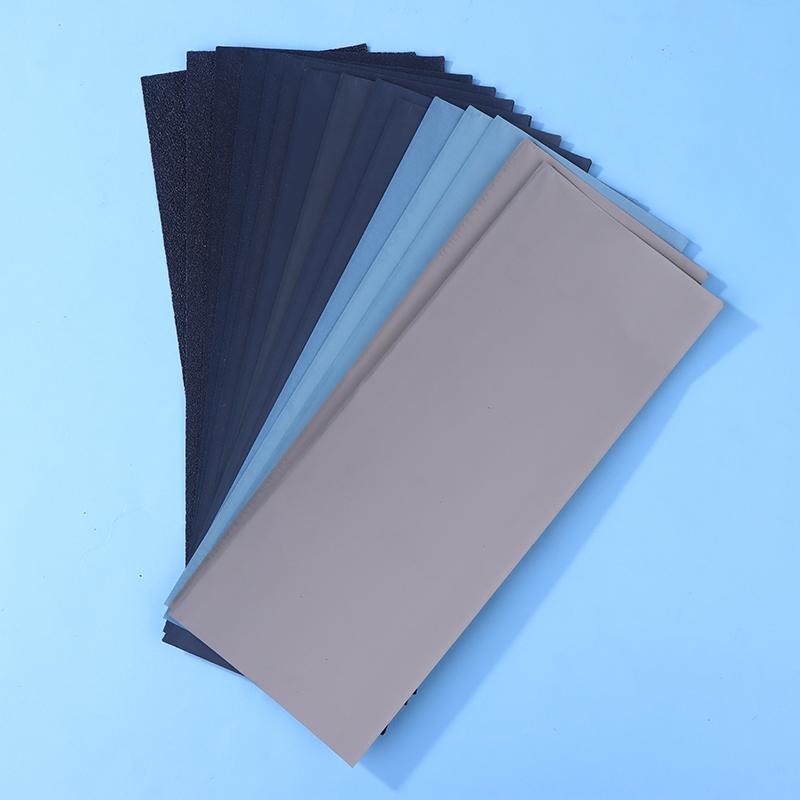 5/6/8/10/18/24Pcs Sandpaper 2000 2500 3000 5000 7000 Mixed Grits Sand Paper Water/Dry Sanding Paper Abrasive Tool