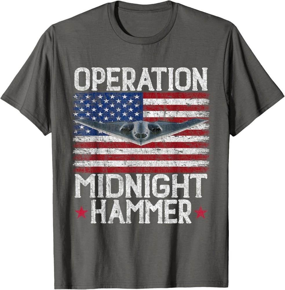 

Operation Midnight Hammer - Retro Vintage USA American Flag Unisex T-Shirt 2XL