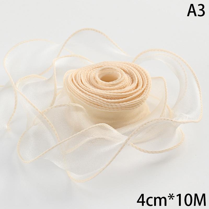 

10 м лента из пряжи «рыбий хвост» для украшения волос бантом своими руками, подарочный упаковочный материал, волнистые шелковые ленты, украшение