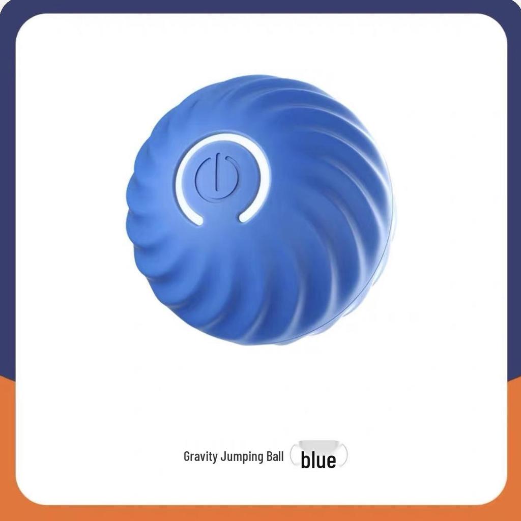 Smart Electric Bouncing Dog Toy - Bite-Resistant, Gravity-Powered Entertainment Ball