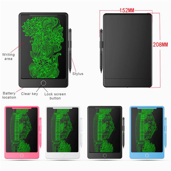 8.5 Inch Ultra Thin LCD Flexible Screen Writing Drawing Board Kids Graffiti Tablet Children Gift