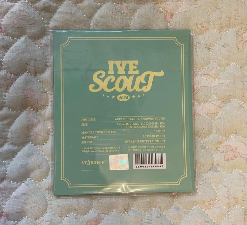 [USED] IVE Seoul Concert Acrylic Stand with Trading Card Wonyoung