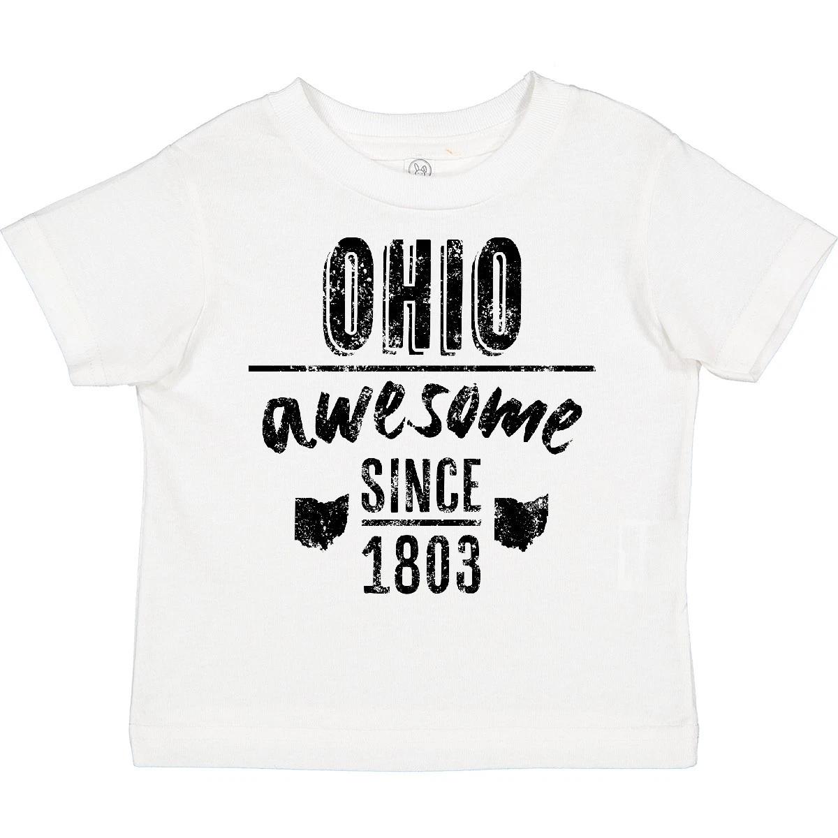 Inktastic Ohio Awesome Since 1803 Toddler T-Shirt Columbus Cincinnati Dayton Kid 160