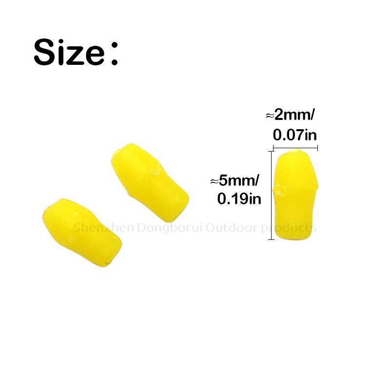 20packs=200pcs Carp Fishing Accessories Hook Point Protector Yellow For Carp Fishing Hook Terminal Tackles