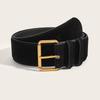 Women Fashion Luxury Design Suede Leather Wide Belt Casual Pin Buckle Waistband Business Waist Strap All-Match Clothes Decor