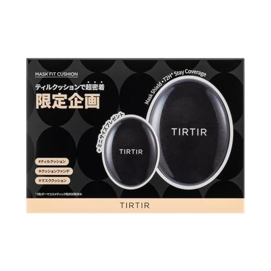 [Amazon.co.jp Exclusive] [TIRTIR] MASK FIT CUSHION SET [TIRTIR] Mask Fit Cushion Set (Main Product 18g + Mini 4.5g) (MASK FIT 23N)