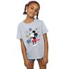 Disney Girls Mickey Mouse Tongue Out Cotton T-Shirt