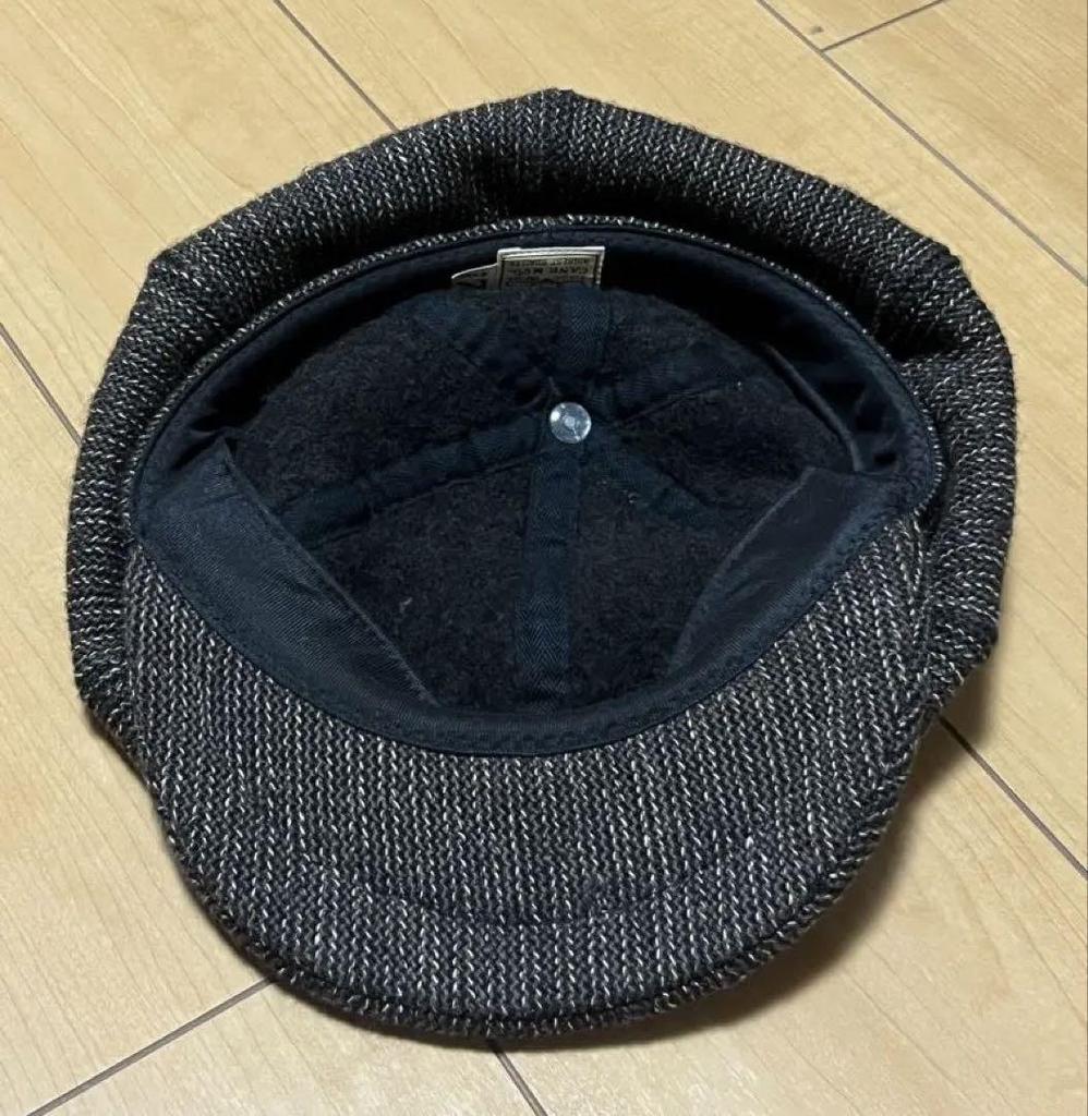 [USED] Sugarcane beach cloth salt and pepper casquette in black and brown