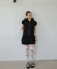 Leteoli Nylon Frill Pants_Black