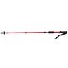 Outdoor Aluminium Alloy 4-Sections Suspension Straight Handle   Pole Walking Stick Alpenstock for Climbing Camping