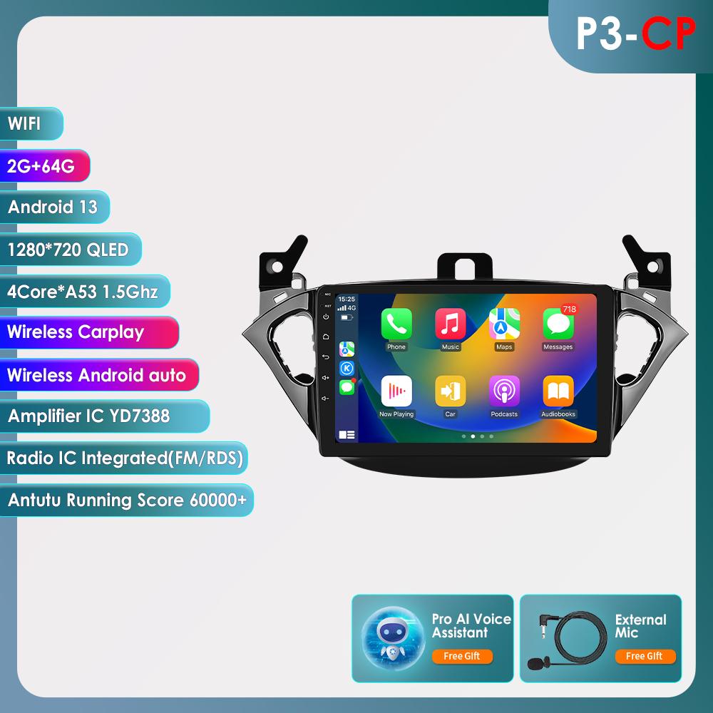 Hizpo 8Core 7862 Audio 2din Android Autoradio for Opel Adam for Opel Corsa E Car Radio Multimedia Video Player GPS Carplay Auto 4G DSP Intelligent RDS