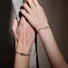 Emporio Armani Love Series Interlocking Bracelet Men Bracelets Black EGS3173001