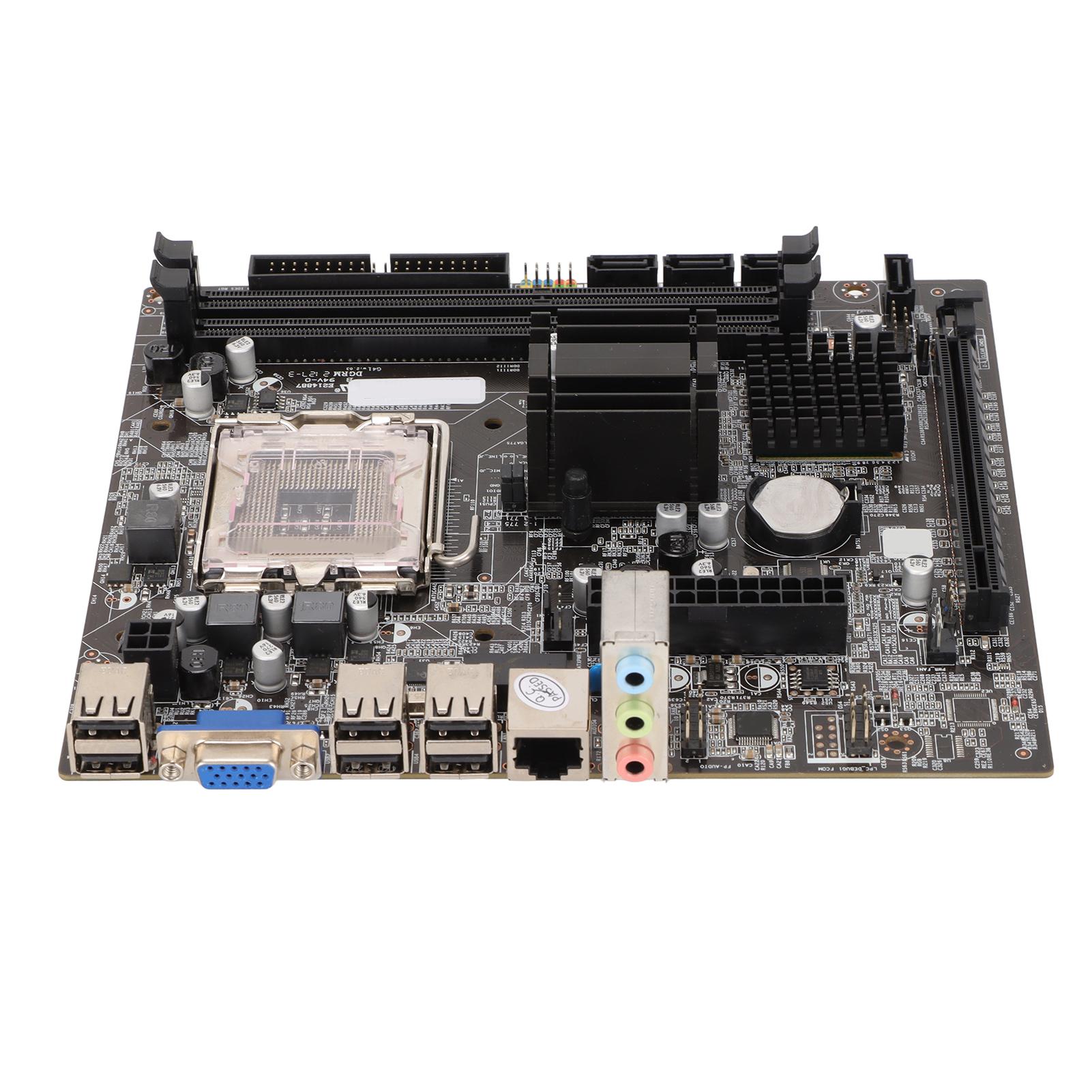 

Материнська плата M ATX Двоканальна DDR3 Швидка швидкість передачі Настільна материнська плата Підтримує для 771775