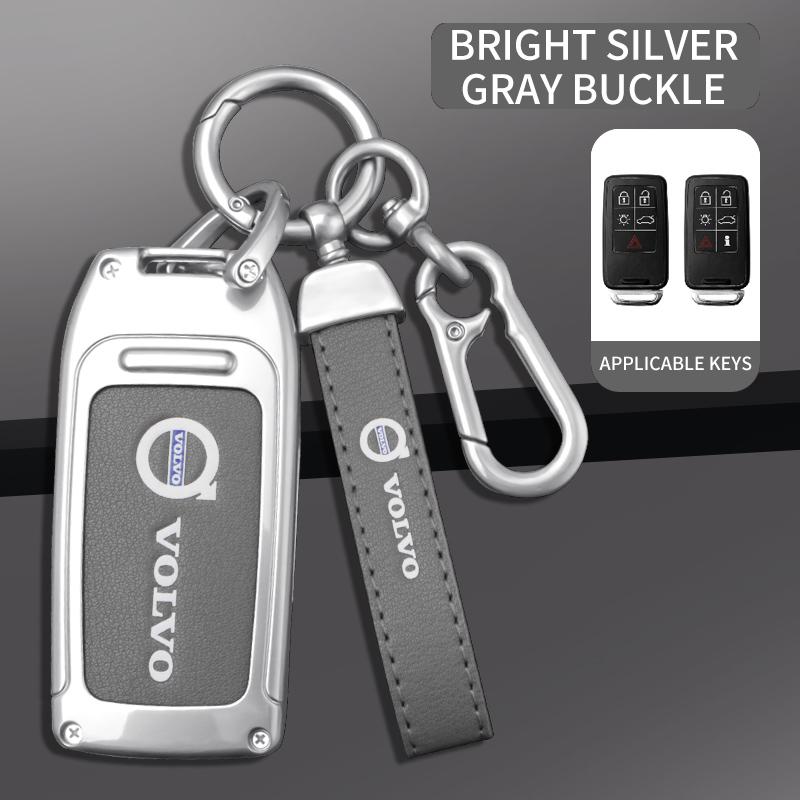 Zine Alloy Car Remote Key Case Shell Cover Holder For Volvo S40 S60 S80 S90 V60 XC60 XC70 S60L S80L V40 XC90 Protector Accessory