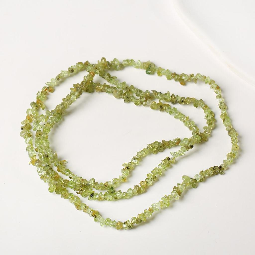 80cm Natürliche Amethyst Splitterkette - Poliert, Unregelmäßige Streifen für DIY Schmuck & Armbänder