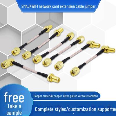 HF Koaxial SMA Stecker auf Buchse Antennenverlängerungskabel für WLAN-Netzwerkkarten