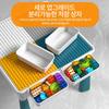 Multifunctional Children's Tables and Chairs Set of Toddler Puzzle Blocks Assembled Toys Blocks Children's Blocks World Gift