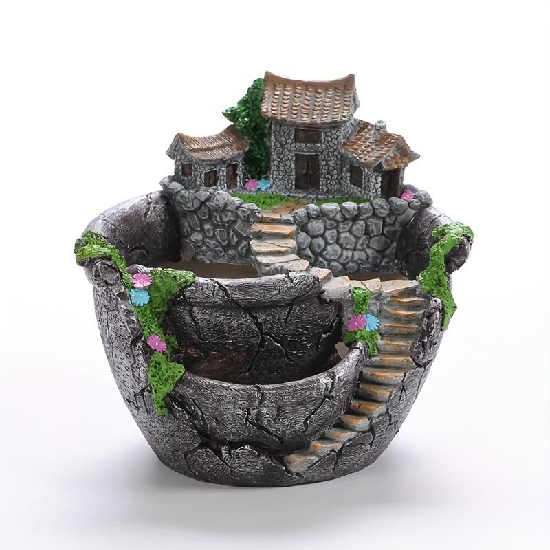 Ретро Кантри Трехсекционный Цветочный Горшок Для Любителей Садоводства