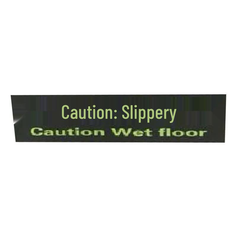 NTSW Luminous PVC Caution Wet Floor Sticker