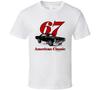American Classic 67 G T O Black Goat Musclecar Gift T Shirt