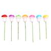 100pcs Colorful Artificial Mushroom model Plant action Figure Miniature