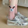 Women Socks Cartoon Cat Dog Japanese Kawaii Cute Middle Tube Socks Women Autumn and Winter Retro Long Socks