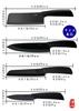 Irisawa Knife Set of 4 Ceramic Nakiri Petty Bread Ultra Paring Kitchen Fruit Paring Double Edged [Set Knives] [Chef Knife, Knife, Knife, Knife]