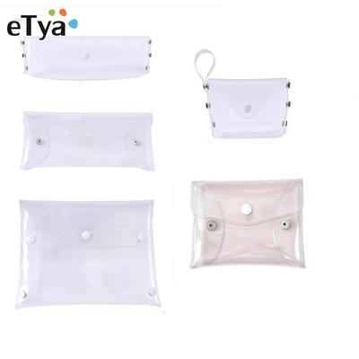 Borsa per trucco da viaggio coreana Custodia per cosmetici Custodia trasparente in PVC carino Borsa per trucco piccola grande trasparente Set di mini organizer per pennelli