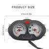 Advanced Motorcycle Speedometer Unit 2V Instrument Cluster with Stable Performances Multifunction 12V Motorcycle Dashboard