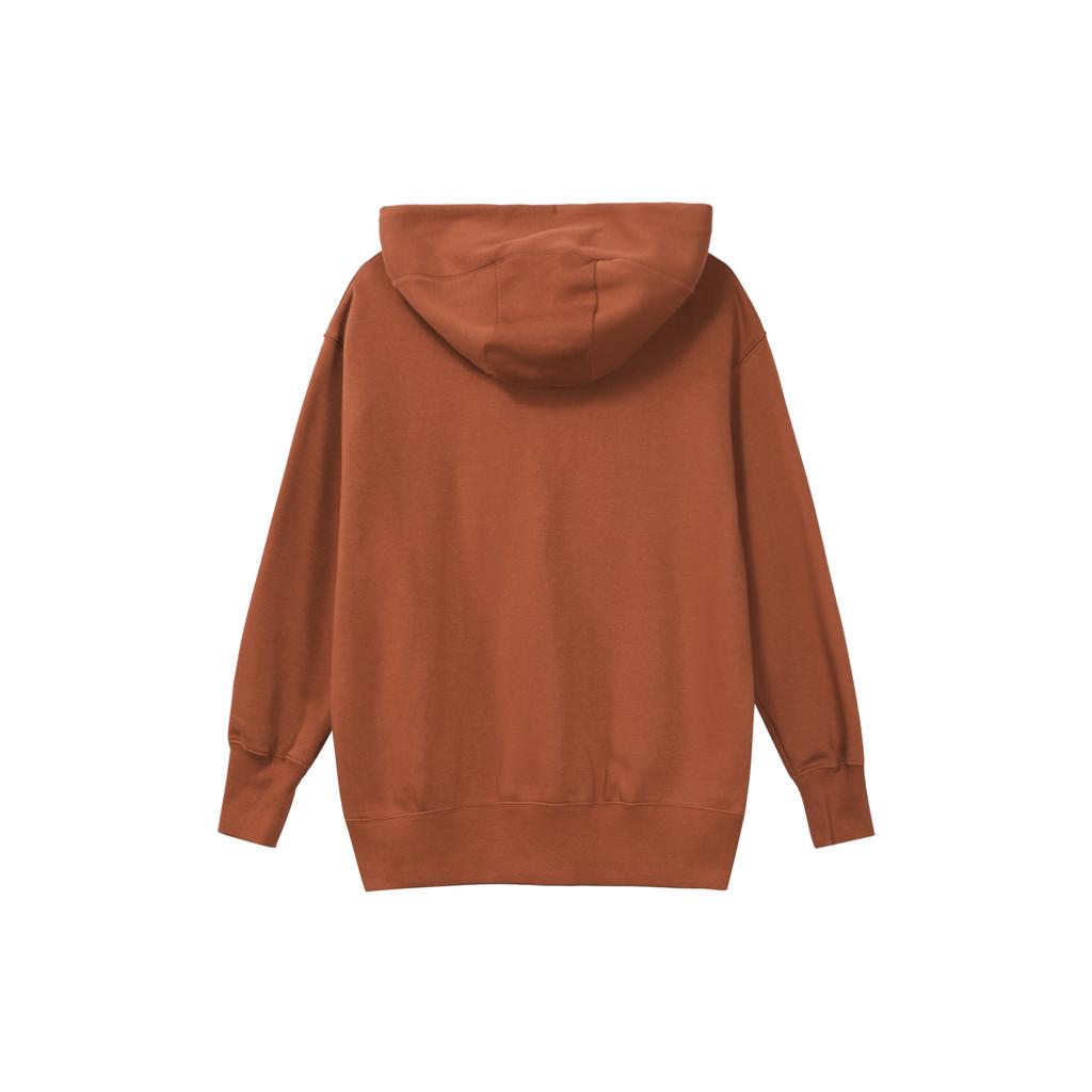 Nike Solid Color Hooded Casual Loose Fit Fleece Lined Sweatshirt Women's Burgundy DQ5861-832