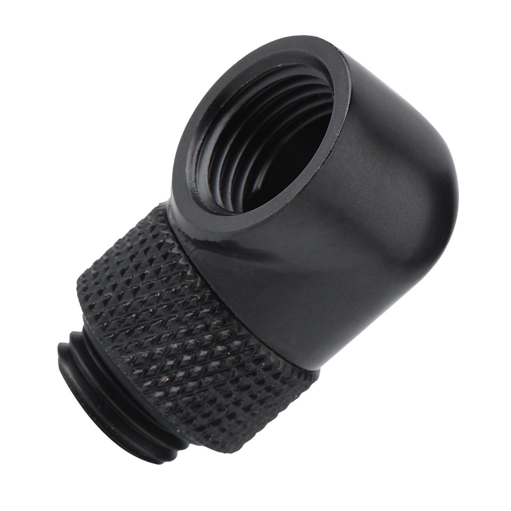 90 Degree Angle Rotary Tube Fitting PC Water Cooling G1 4 Thread Elbow Connector