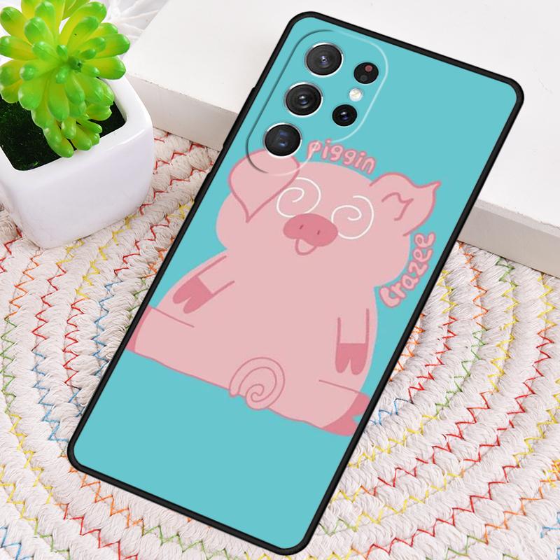 cute pig Phone Case for Samsung Galaxy note 10 pro S26 Ultra S23 S24 FE S25 S21 S22 PLUS shockproof Cove