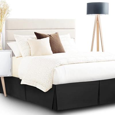 Κλινοσκεπάσματα Κρεβάτι Queen Φούστα Κρεβατιού Μαλακή Τετράγωνη Πτυχωτή Βολάν - Εύκολη Εφαρμογή με 14 ιντσών Προσαρμοσμένο Κάλυμμα - Ανθεκτικό στο Ξέθωμά και τις Ζάρες