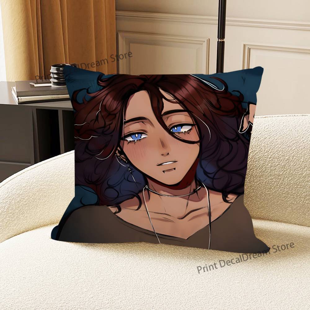 K-Kids at The B-Back C-Crowe Cushion For Bedroom Car Coffee Shop Room and Living Room Sofa Decorative Pillow Cover Case