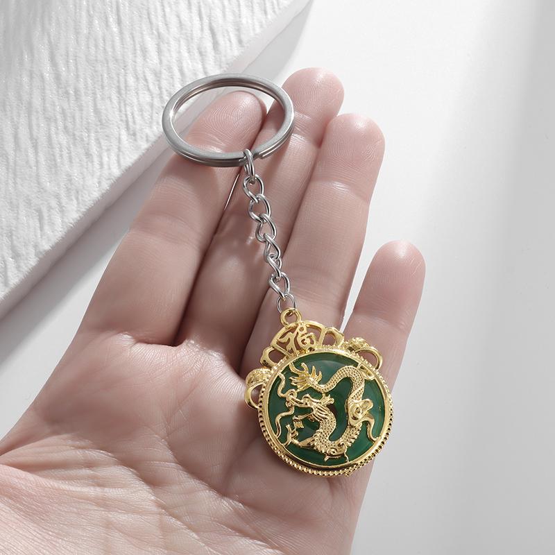 Exquis collier de bête dragon auspicieuse pour femmes Style ethnique Pendentif dragon des douze signes du zodiaque Bijoux amulette pour filles