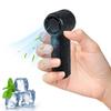 Summer Portable Handheld Mini Fan Diamond Design Powerful Outdoor Cooling Personal Display Mini Handheld Fan Fan Digital D8O9