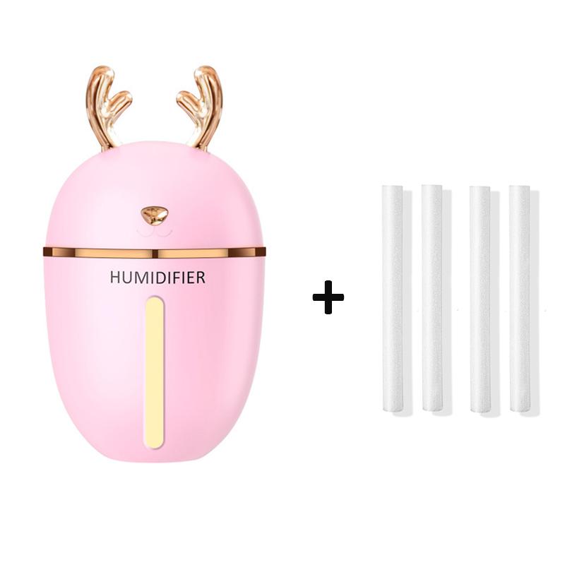 450ml Air Humidifier Usb Aroma Essential Oil Diffuser For Home Office Aromatherapy Humidificador Difusor With  Nightlight Lamp