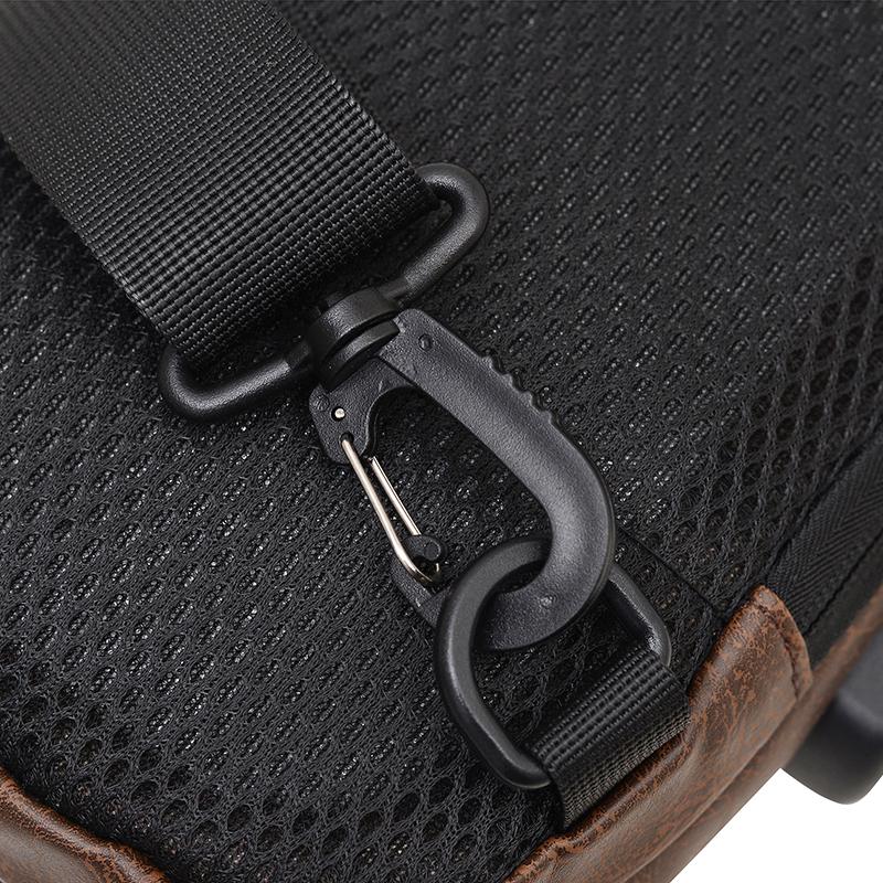 Men's Chest Bag Large Capacity Crossbody Bag Multi-functional Handbag