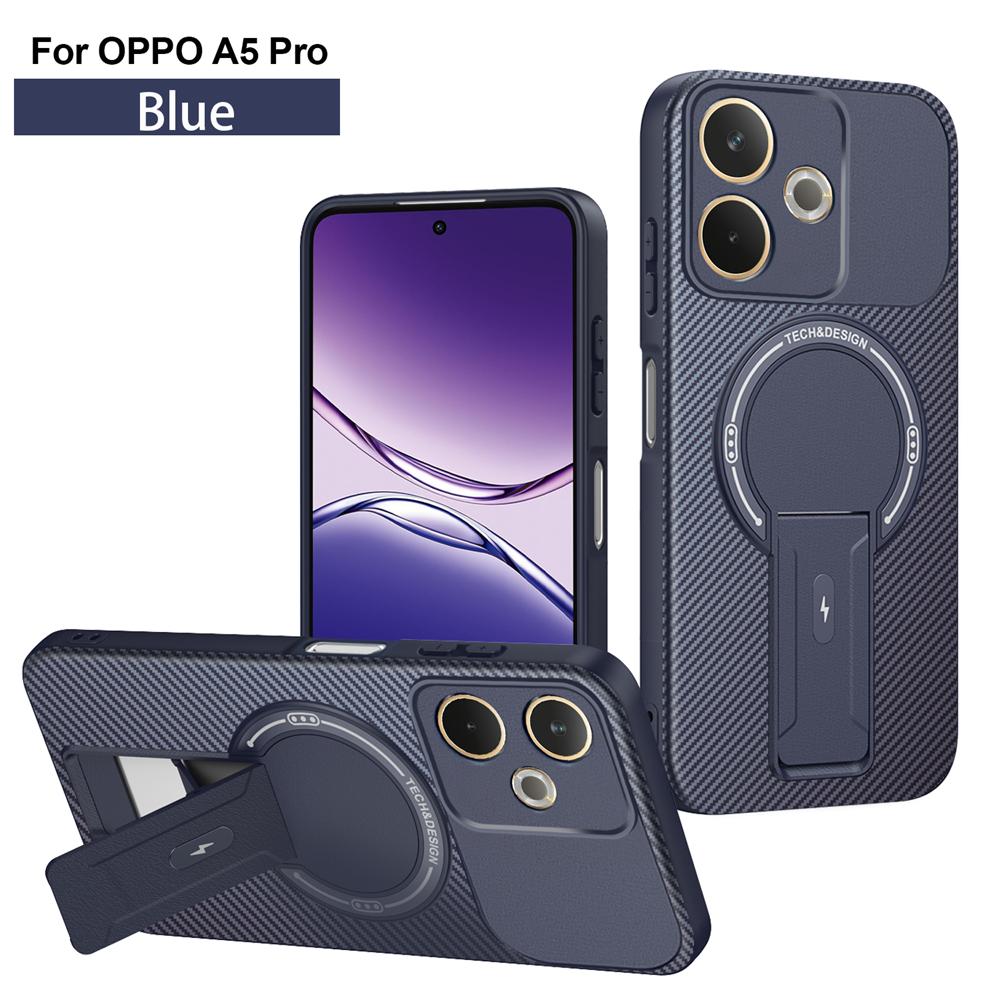 For OPPO A5 Pro 5G Case Magnetic Bracket Stand Holder Armor Cases For OPPO A5Pro 5G For Magsafe Wireless Charging Cover